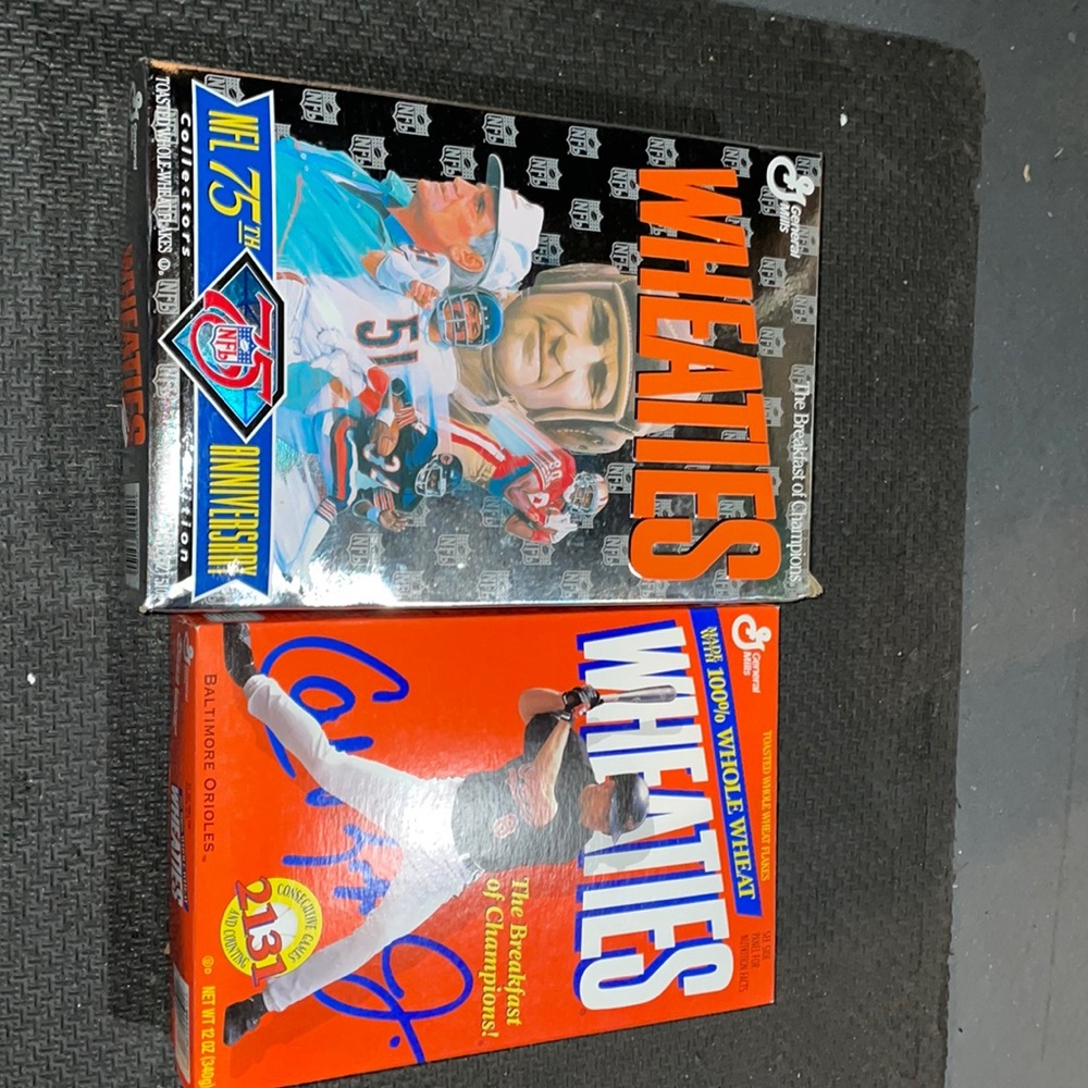 Wheaties collectible cereal boxes